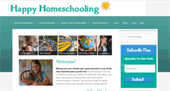 Desktop Screenshot of happyhomeschooling.com